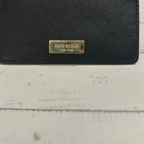 Kate Spade Black Card Holder with Keyring LOA